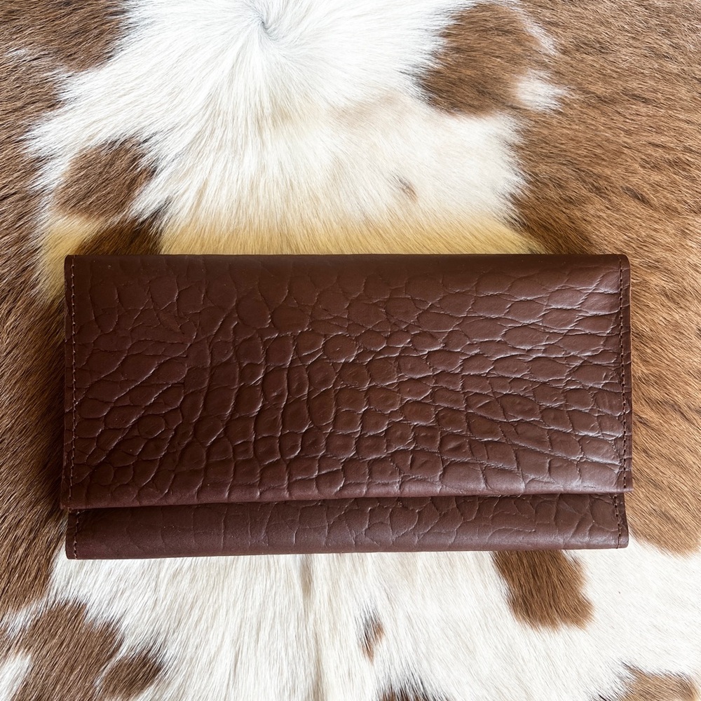 Able Crocodile-Embossed Leather Wallet